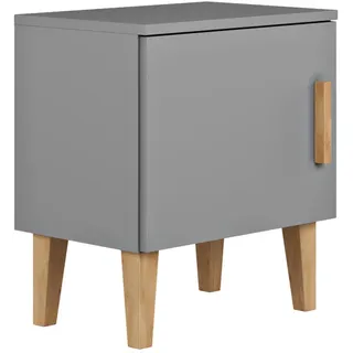 Raumhirsch Furniture Kinder-Nachttisch Kubi Grau 34/50/56 , Holzwerkstoff , Rechteckig , 34x50x56 cm , Babymöbel & Kindermöbel, Babyzimmer, Babyregale & Kinderregale