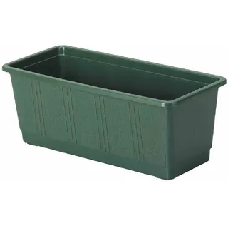 Thermo geli Plastic BLUMENKASTEN Standard" 40cm Gruen Blumentopf Planzentopf