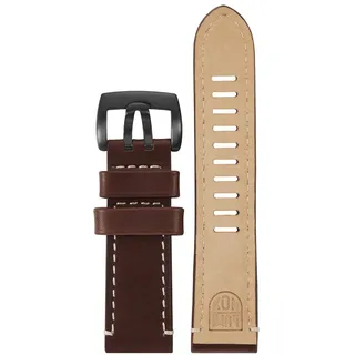 Luminox Uhrenarmband aus Leder mit Edelstahlschließe in der Farbe Braun, Bandanstoß: 23mm, FEX.1800.70B.K