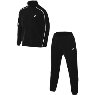 Nike Herren Trainingsanzug CLUB PK TRK SUIT HV1444-010 L - Black/Black/White/White - L