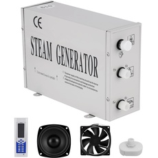 YJINGRUI Dampfbad Generator 3KW Dampfgenerator für Dampfbad Dampfgenerator für Sauna mit Digitaler Steuerung Temperatur und Timing 220V