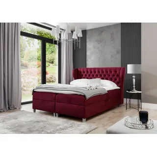 Luxus Boxspringbett Doppel Betten Holz Einrichtung Polsterbett Modern Design