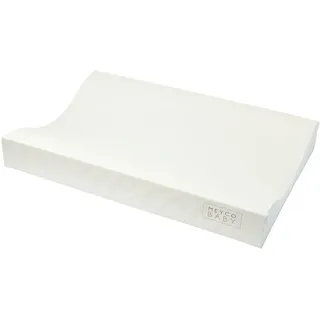 Meyco Baby Wickelauflage Keil - 50x70 cm - Wickelunterlage 2 Keil für Wickeltisch - Oeko Tex zertifiziert - wasserdicht & leicht abwischbare Wickelmulde - Natur