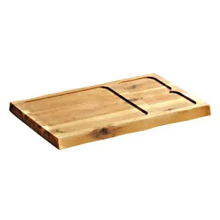 Kesper Tranchierbrett, Schneidebrett zum Schneiden von Lebensmitteln, Maße (H x B x T): 37,5 x 24 x 2,5 cm