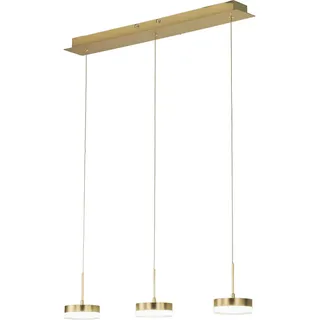 Fabas Luce 3-flg. 8 cm rechteckig Messing