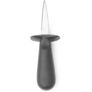 HENDI 781920 Austernmesser, Schellfischmesser, Länge: 160mm, Edelstahl, POM-Plastic, Schwarz