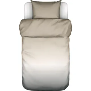 Marc O' Polo Satin-Kissenbezug einzeln Jorn Farbe Dark sand Größe 40x80 - Beige