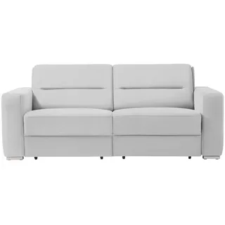 Sedda Schlafsofa , Weiß , Textil , Uni , 202x86x92 cm , Austria Gütezeichen, AZO-frei, Made in Austria , Stoffauswahl, Schlafen auf Sitzhöhe, einzeln ausziehbar , Wohnzimmer, Sofas & Couches, Schlafsofas, Dauerschläfer Sofas