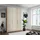 Falttürenschrank Monaco 148,4 x 236 x 58 cm Braun