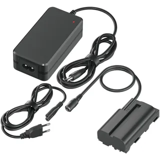 CITYORK F550 AC Netzteil NP-F550 Dummy Akku Adapter Kompatibel für NP F970, F960, F770, F750, F570, F550, F530, F330 Kamera