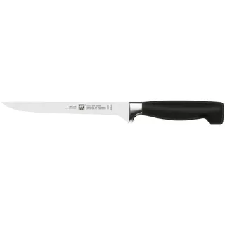 Zwilling Vier Sterne Filetiermesser 18 cm Schwarz