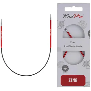 KnitPro Zing Asymmetrische Rundnadeln 10" (25cm) | 2.5mm
