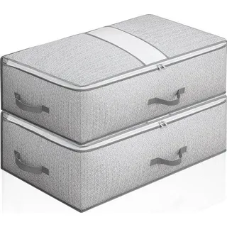 Unterbettbox 30L falternde Kleidungslagerung mit Deckel