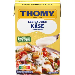 thomy® Thomy Les Sauces Käse Sahne Sauce cremig helle Käsesoße 250ml