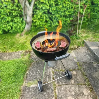 ZIEGER Feuerplatte Grillplatte rund D50