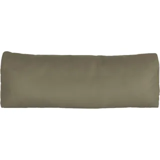 Dekokissen DIE PLANBAR "3er-Set PN-EM20061", torro olive, unifarben, B:13cm H:25cm L:70cm, Leder, Dekokissen_Sitzkissen_Kissenhüllen, Dekokissen, Hochwertiges Glattleder