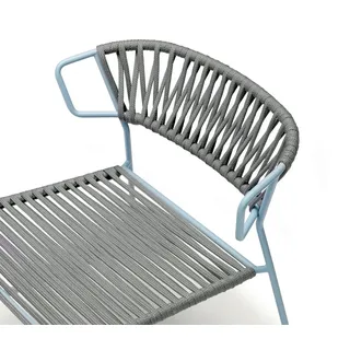 Loungesessel Lisa Filò - ZO - air-force blue N81 - anthracite
