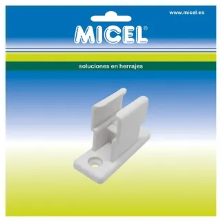 MICEL - 92553 Spannzange für Markisenkurbel zur Wandverankerung, weiß, 18,7 x 25,5 x 48,5 mm