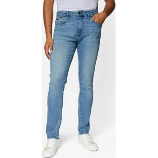 mavi Slim Fit Jeans Basic Stretch Skinny Pants Tapered Denim Hose YVES Größe: 38W / 34L - Blau