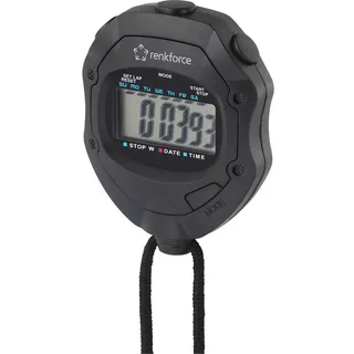Renkforce RF-SW-110 Stoppuhr digital Schwarz