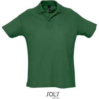 SOLs 11342 | Herren Summer Poloshirt II Seitenschlitze - Farbe: Golf Green - Größe: XL - Grün