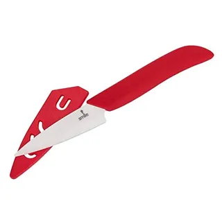Smiile SNC-8/3 Keramikmesser, Klinge, Harz/Kunststoff, Rot