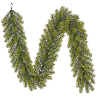 Black Box Trees Nagoya-Girlande mit Beleuchtung – Weihnachtsgirlande L270 cm – Weihnachtsdekoration mit Lichtern – Grün