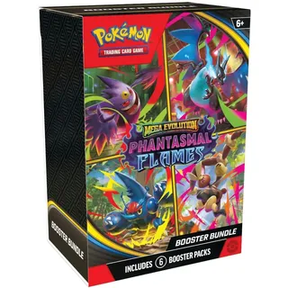 Pokémon Boosterbundle Mega-Entwicklung Fatale Flammen (6 Boosterpacks)