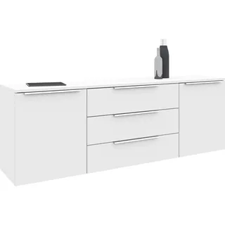 borchardt Möbel Sideboard 166 x 53 x 35 cm Weiß