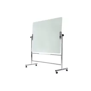 Bi-Office mobile Glas-Magnettafel 120,0 x 90,0 cm weiß