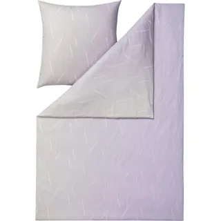 LOESCHEN Estella Ateliers Jersey- Bettwäsche-Garnitur Cordelius Farbe mauve Größe 135x200 + 80x80 - Violett