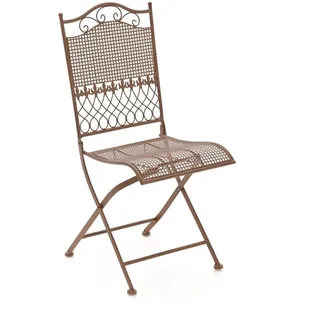 CLP Gartenstuhl Kiran 41 x 41 x 91 cm antik braun klappbar