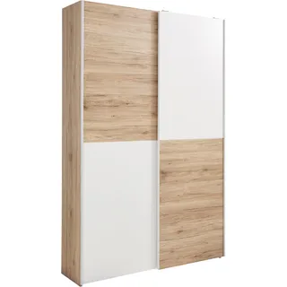 SchlafKONTOR Stella Trading FAST Eleganter Kleiderschrank Garderobe«, geringe Tiefe, ausziehbarer Kleiderstange, Garderobenschrank 6 Böden