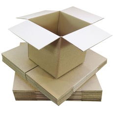 Triplast Versandkartons, einwandig, klein, 101 x 101 x 101 mm, 300 Stück