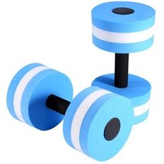 2 Stück Wasser Aerobic Schaum Hantel Aquatic Langhantel Aqua Fitness Barbells Schwimmbad Übung zur Gewichtsreduktion