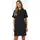 Shirtkleid Schwarz XS