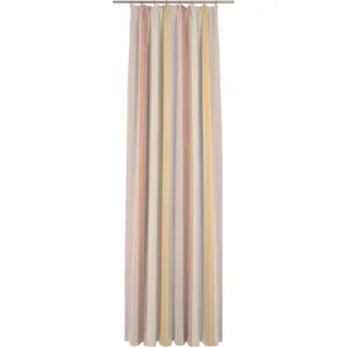 Gardine WIRTH "28066" Gr. 13, orange (terrakotta), B:300cm H:245cm, Polyester, Gardinen, Gardine, Store - Faltenband 1:3