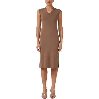 s.Oliver Midikleid aus Viskosemix mit V-Ausschnitt
