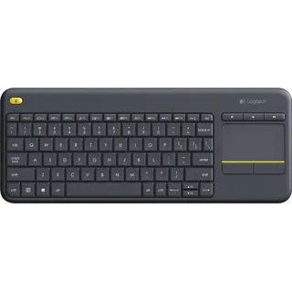 K400 Plus Wireless Touch Keyboard BE schwarz