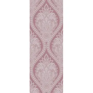 queence Vinyltapete »Marjorie« Antikoptik   Barock   Kunst   bedruckt glatt 90x250cm, selbstklebend, kinderleichte Anbringung,, Sticker, rosa