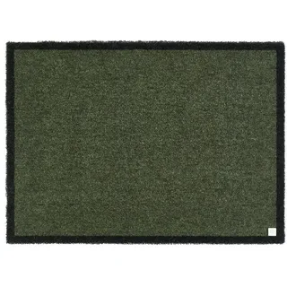 Barbara Becker Fußmatte Touch, Schmutzfangmatte für Eingangsbereich Wohnungstür, Fußabstreifer, Türmatte, Grün, 67 x 110 cm