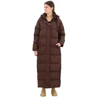 Superdry Maxi Pufferjacke - Coffee Bean Brown - S