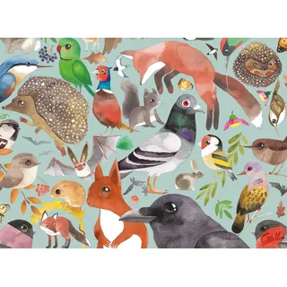 Ravensburger Puzzle 17137 - Garden Visitors - 500 Teile Puzzle für Erwachsene und Kinder ab 12 Jahren