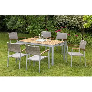 Merxx Naxos Gartentisch 150 x 90 x 74 cm braun