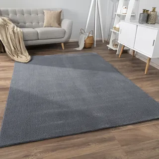 Paco Home Sevilla 521 Kurzflorteppich 80 x 150 cm Grau