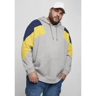 URBAN CLASSICS Oversize Hoodie Grau/Braun/Blau S