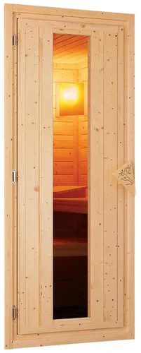 Bild von Sauna Leona mit Ofen 9 kW Saunaofen Steuerung,