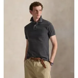Polo Ralph Lauren für Herren. 710795080008 Slim Fit Piqué-Poloshirt grau (XXL), Lässig, Baumwolle, Kurzarm