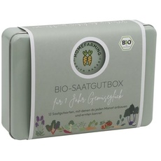 Bio-Saatgutbox fürs ganze Jahr