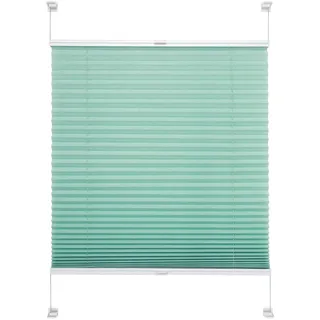 Plissee LIEDECO "Pastell" Gr. 7, grün, B:100cm H:150cm, Obermaterial: 100% Polyester, Plissees, Plissee, Klemmfix-Plissee, Pastell, Topseller